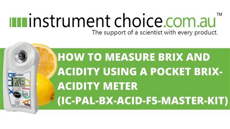 how to measure brix weight